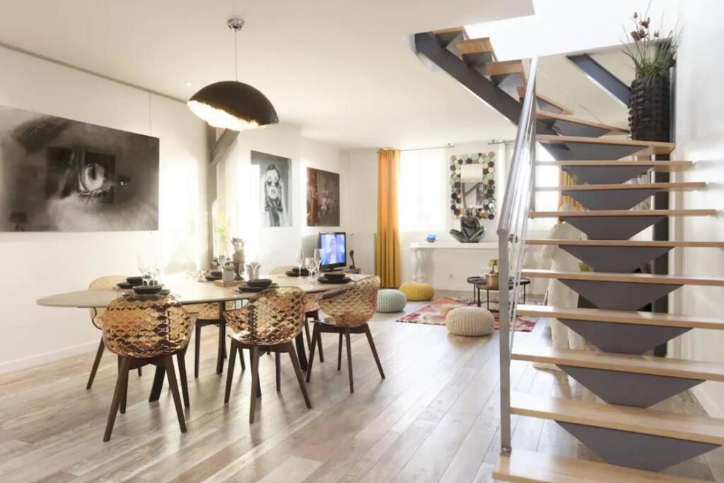 Reims Centre : Appartement Lumineux Et Atypique 46, Place D'Erlon Exterior foto